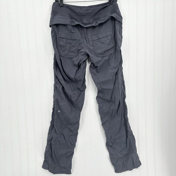 Lululemon Dance Studio Pants Womens Gray Athleisure Cinch Hems *Flaws/No Size - Picture 2 of 12